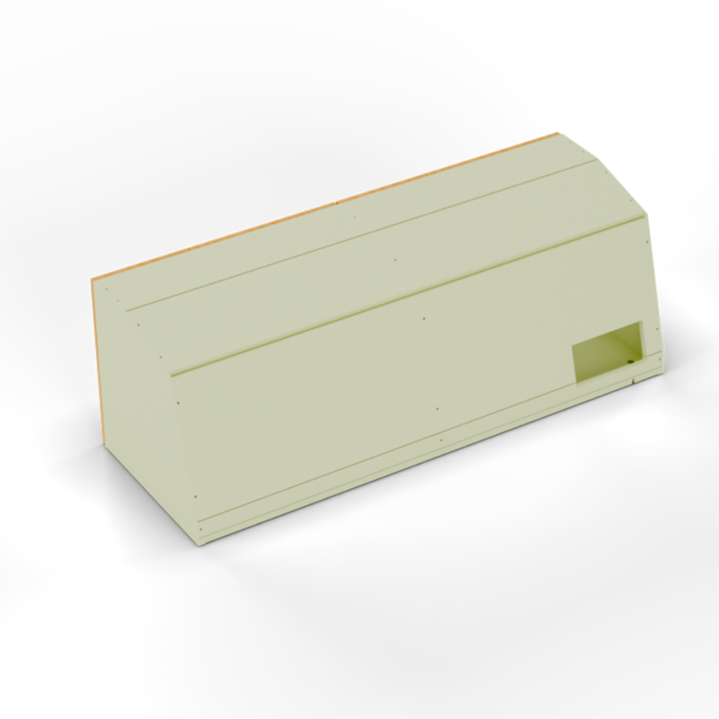 Vankea Overhead Microwave Wall Cabinet – Left (Lightweight Campervan Storage, Bamboo/Sage)