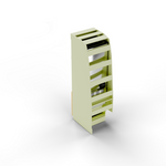 Slim Tall Refrigerator Cabinet – Sprinter 170 Van Conversion Cabinetry with 2 Storage Drawers