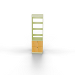Slim Tall Refrigerator Cabinet – Sprinter 170 Van Conversion Cabinetry with 2 Storage Drawers