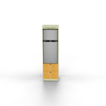 Slim Tall Refrigerator Cabinet – Sprinter 170 Van Conversion Cabinetry with 2 Storage Drawers