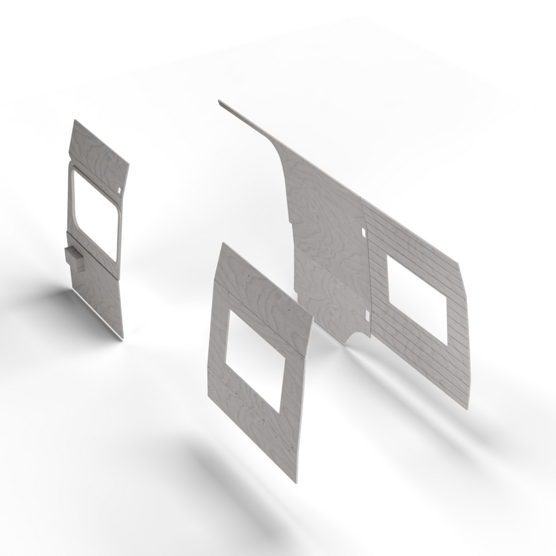 Vankea Sprinter 170" WB Interior Wall &amp; Window Frame Panel Kit