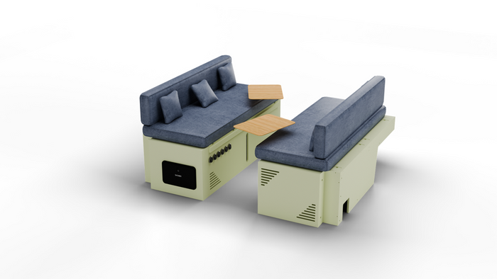 Sprinter 170 Dinette Bench Set – Converts to Bed