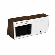 Sprinter Overhead Microwave Cabinet with Storage & LED Light