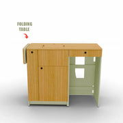 Sprinter 144 Galley Kitchen Cabinet – Two-Sided Storage with Fold-Out Counter