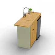 Sprinter 144 Galley Kitchen Cabinet – Two-Sided Storage with Fold-Out Counter