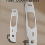 split rear door panels for vans and rv's