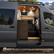 Sprinter Van Microwave Cabinet with 2-Shelf Storage | Vankea