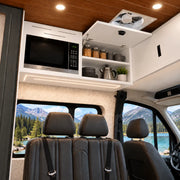 Sprinter Van Microwave Cabinet with 2-Shelf Storage | Vankea