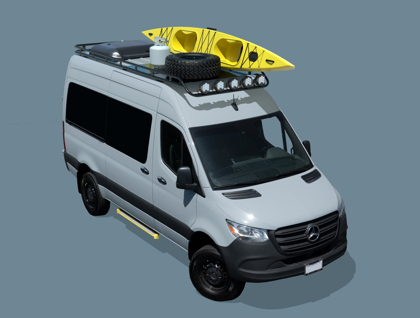 Roof Rack for Mercedes Sprinter Front View