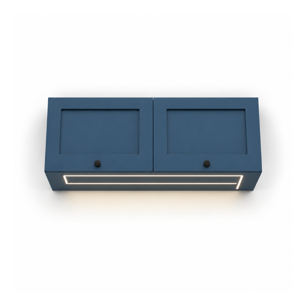 Ford Transit Overhead Cabinet with 2-Compartments Storage & LED | Vankea