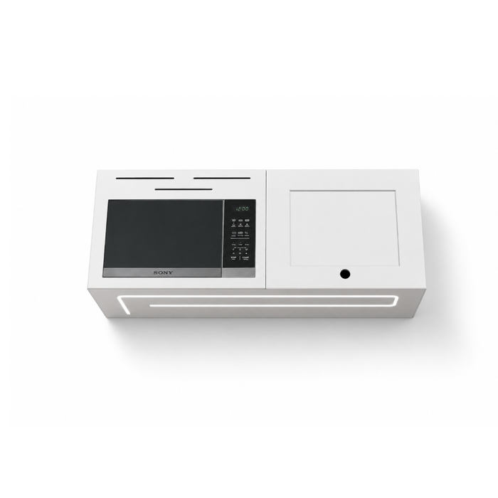 Sprinter Van Microwave Cabinet with 2-Shelf Storage | Vankea