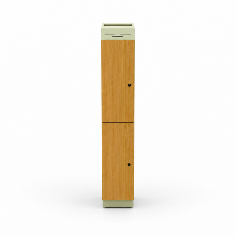 Fully Assembled Sprinter Slim Tall Storage Cabinet with Bamboo Doors | Vankea