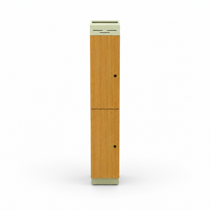 Fully Assembled Sprinter Slim Tall Storage Cabinet with Bamboo Doors | Vankea