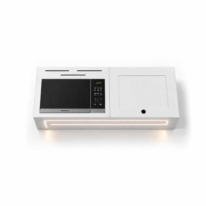 Sprinter Van Microwave Cabinet with 2-Shelf Storage | Vankea