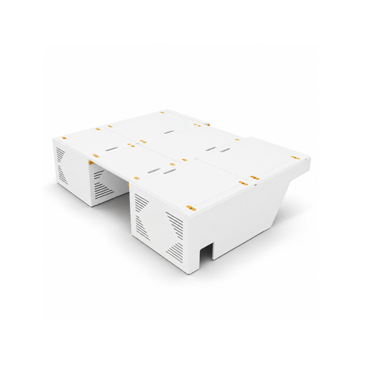 Lightweight White Dinette Bench to Bed Built to Fit Your Sprinter 170 | Vankea