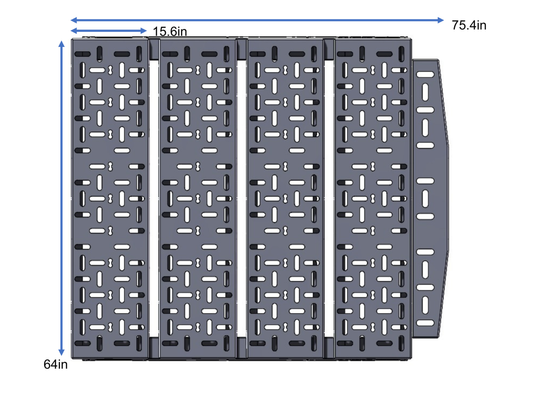 SPRINTER VAN PLATFORM 4-PANEL ALL ALUMINUM BED SYSTEM
