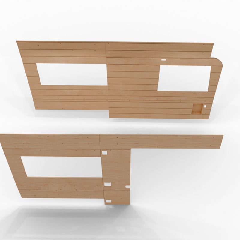 Vankea Ford Transit 148" WB Interior Wall Panel Set