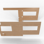 Vankea Ford Transit 148" WB Interior Wall Panel Set