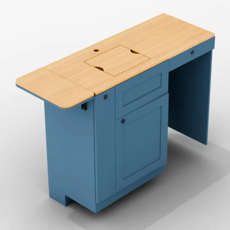 Vankea Galley Kitchen Cabinet — Bamboo Top