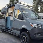 Stormy Sea Dinette Bench to Bed for Your Ford Transit 148WB | Vankea