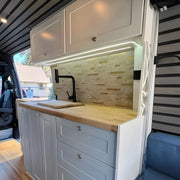 Sprinter Van Overhead Cabinet with 2-Compartments Storage & LED | Vankea