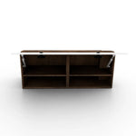 Van Upper Wall Storage Cabinet, Double Door & LED Light | Vankea
